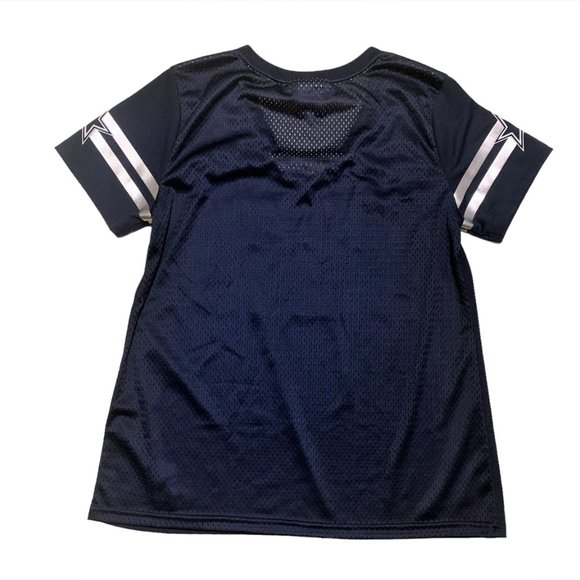 Dallas Cowboys โข Woman's Navy Lotus V-Neck Top || Large ๐ - Picture 3 of 4